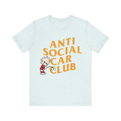 Antisocial Car Club Car theme Tee