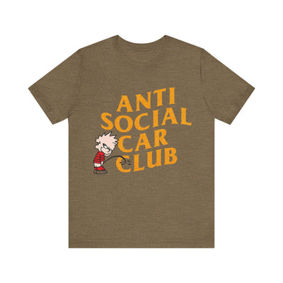 Antisocial Car Club Car theme Tee